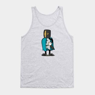 Teutonic Knight Cartoon (Player 5 colors, teal) Tank Top